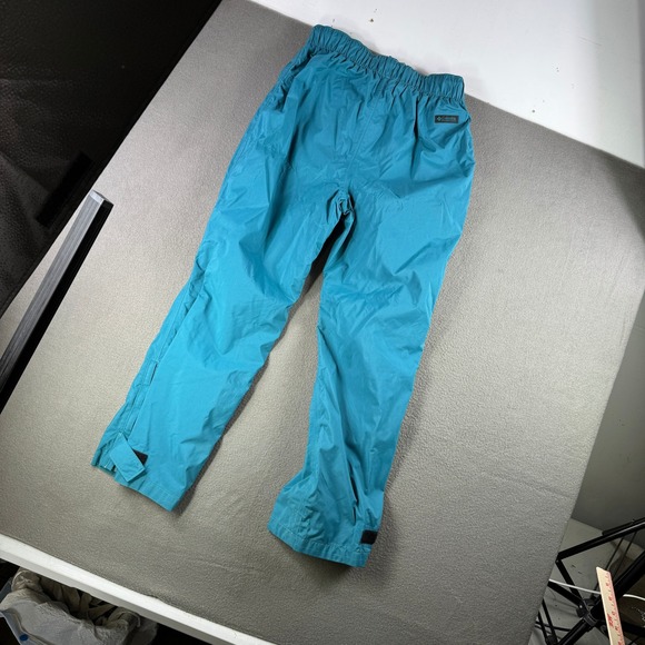 Vintage Columbia Waterproof Rain Pants Women L Omnitech Nylon Hiking Work Ranch - Picture 3 of 13